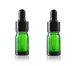 2PCS Essential Oil Glass Dropper Bottle-Perfume