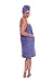 TexereSilk Women's Towel Wrap - Rayon Cotton Blend Spa Wrap Set (The Waterfall, Kashmir Blue, Small/Medium)