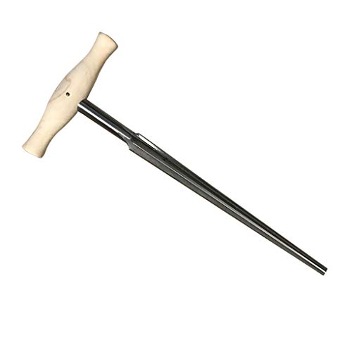 image for kesoto Violin Cello Straight Hole Reamer Wood Handle Flute Peg Reamer 