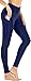 Ewedoos Yoga Pants with Pockets for Women, High Waist Leggings with Pockets Tummy Control Workout Running Pants (Ew380 Navy, Medium)thumb 4