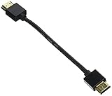 QVS HDT-0.5F Shielded Video/Audio/Network Cable, HDMI, Black