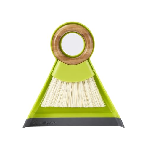 Full Circle Tiny Team Mini Brush and Dustpan Set, Green