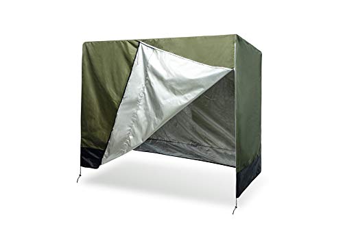 Patio Swing Cover, Porch Swing Cover, Swing Canopy Replacement Cover, 3 Seater Hammock Glider Cover, Patio Furniture Cover,Heavy Duty, Weather Resistant, Big Size87"Lx49"Wx67"H (Army Green) - Thumbnail 2