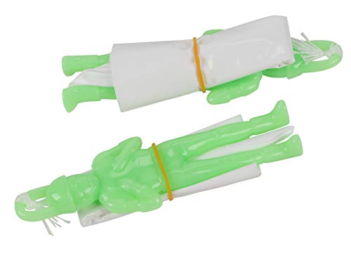 4 Mini+Parachute+Army+Men+Paratrooper