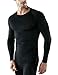 ATHLIO Men's UPF 50+ Long Sleeve Compression Shirts, Water Sports Rash Guard Base Layer, Athletic Workout Shirt