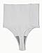 ShaperQueen102B Thong - Womens Best Tummy Control Cincher High-Waist Shapewear Trainer Body Shaper Girdle Faja Sexy Underwear (M, White)