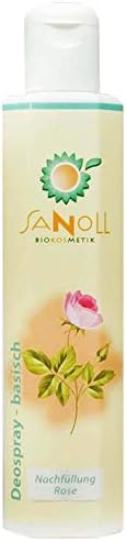 Sanoll Deodorant – Basic – Rose, 200 ml (Refill)