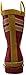 Puddle Play Kids Boys' Fire Chief Printed Waterproof Easy-On Rubber Rain Boots (9 M US Toddler)