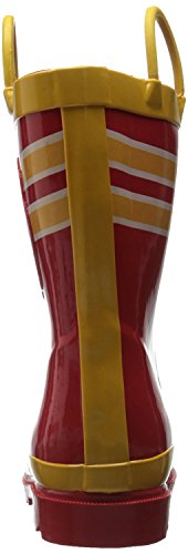 Little Boy's Fire Chief Rain Boots Sizes Infant, Toddler, Little Kids, (8 M US Toddler)