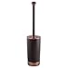iDesign York Stainless Steel Toilet Bowl Brush and Holder Set - 4.25