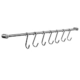 KES SUS304 Stainless Steel 22¡± Kitchen Tool and Utensil Rack with 7 Hooks Wall Mount, Brushed Finish, KUR200S22-2 ()