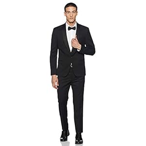 Arrow New York Men’s Peak Lapel Slim Fit Suit