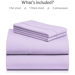 LuxClub 4 PC Sheet Set Bed Sheets Deep Pockets
