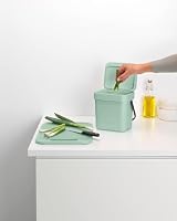 Brabantia Sort & Go Kitchen Countertop 3L Jade Green Compost Bin XS view 10