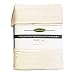Cariloha Classic Bamboo Sheets 4 Piece Bed Sheet Set - Softest Bed Sheets and Pillow Cases - Lifetime Protection (Queen, Ivory)