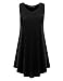 AMORE ALLFY Women's Sleeveless Round Hem Tunic Top Made in USA
