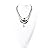 Real Spark Silvery Flower Pendant Three Layer Beaded Collar Tribal Necklace