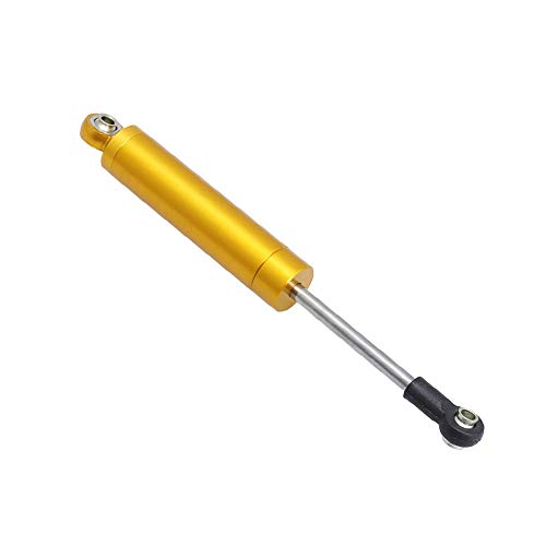 2pcs Front and Rear Shock Absorber(Al.) for AXIAL Jeep Wrangler Ghost AX90056 RC1:10 AX31188 Blue RC Front and Rear Shock Absorbe (Titanium Color)
