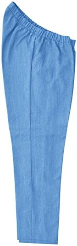 Adrians Unisex Wheelchair Sitter Pants (Adaptations By Adrian) Summer Denim (36W x 33L, Blue)