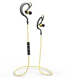 Bluetooth Headphone, Liger XS2 Wireless Sport Bluetooth 4.1 Sweat Proof, Noise Cancelling Earbud With Mic for Handsfree Calling for iPhone 6 Plus to 4S, Samsung Galaxy, Note, and Bluetooth Compatible
