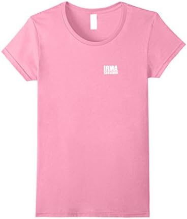Womens Hurricane Irma Survivor Unisex Small Chest Graphic T-Shirt XL Pink