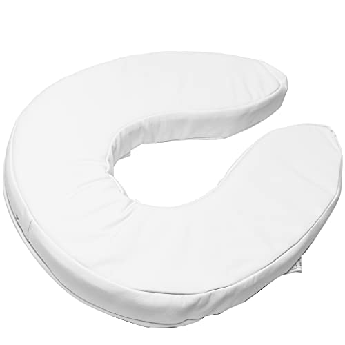 Raised Toilet Seat Cushion, 2" High Padded Comfort Support, Universal