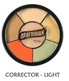 Graftobian Corrector Wheel Light Skin Tones, 1 Ounce