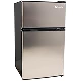 EdgeStar CRF321SS 3.1 Cu. Ft. Dorm Sized Energy Star Compact Fridge/Freezer