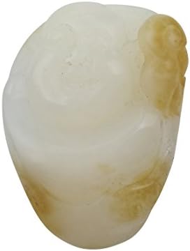 100% Natural China Certified Nature White Yellow Skin Nephrite Hetian Jade Buddha Pendants