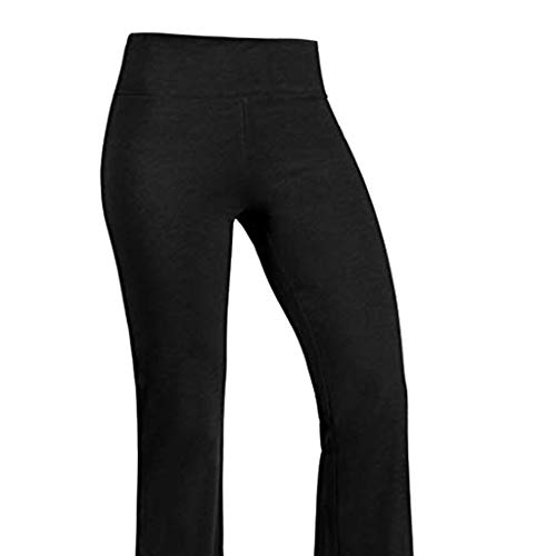 image for Toimothcn Women's Bell Bottom Flare Pants Tummy Control Workout Yoga T