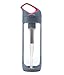 KOR Nava BPA Free Reusable Water Bottle I 650ml (22 Oz) I Filter Straw I Eco-Friendly I Leak Proof Flip Top w/Handle I Great for The Travel, Gym, Running, and Sports I Dishwasher Safe