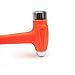 XtremepowerUS 1-Pound Dead Blow Hammer Dual Head Ball Peen Blow Striking Flat Pein 16oz, Orange