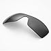 Walleva Black Polarized Replacement Lenses for Oakley Batwolf (OO9101 Series) Sunglasses