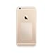 Metal Plate with 3M Adhesive Back for Magnetic Car Mount Cell Phone Holder GPS and Tablet Holder (2 Rectangle & 2 Round) (Gold)