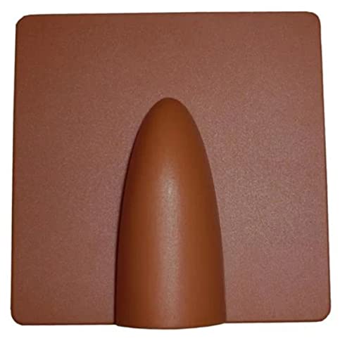 10 x Brown Plastic Wall Blast Plates by Auline® Ideal brick cover for aerial/satellite cable entry