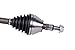 ODM GC-8-8669 Front Left or Right CV Axle Shaft Assembly for 4WD 2002 2003 2004 2005 Dodge Ram 1500