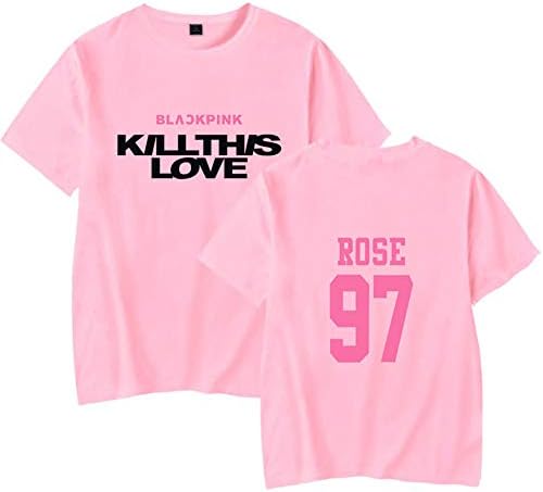 singslife Blackpink Shirt Kpop Blackpink KILLTHISLOVE Concert Tshirt Jisoo Jennie Lisa Rose Tee Shirts T-Shirt