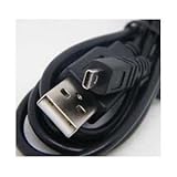 USB cable cord for Panasonic Lumix DMC-FZ28, DMC-FZ50, DMC-G1, DMC-L10, DMC-LS1, DMC-LS2, DMC-LS3, DMC-LS70, DMC-LS75, DMC-LS80, DMC-LS85, DMC-LX1, DMC-LX2, DMC-LX3, DMC-LZ1, DMC-LZ2, DMC-LZ3, DMC-LZ4, DMC-LZ5, DMC-LZ6, DMC-LZ7, DMC-LZ8, DMC-LZ10, DMC-TZ1, DMC-TZ2, DMC-TZ3, DMC-TZ4, DMC-TZ5, DMC-TZ8, DMC-TZ11, DMC-TZ15, DMC-TZ24, DMC-ZR1, DMC-ZX1, DMC-ZR3, DMC-ZX3 Digital Camera - 5 Feet black