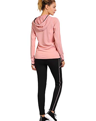Activewear Sets for Women-Track Leggings Pants Hoodie Jackets 2 Piece Set Tracksuits Yoga Outfit Jogging Workout Set Gymwear