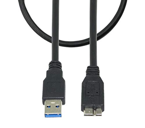 Storite 30cm High Speed Micro USB 3.0 Cable A to Micro B for External & Desktop Hard Drives.