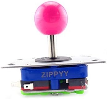 WINIT Pink Ball 4 &amp; 8 Way Adjustable Arcade Joystick PC Fighting Stick Parts for Video Game Arcade …