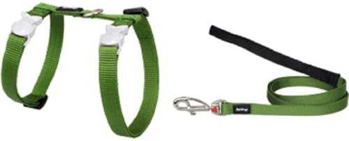 Red Dingo Classic Cat Harness and Lead Combo