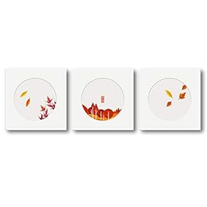 Canvas Wall Art Four Season View Painting Artwork for Home Prints Framed - 12"x12"x3 Panels