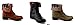 Women's Harley Quinn, Anna Tammy-12 Women Flat Lace up Fold Down Comfy Mid-calf Cuff Military Combat Boot Shoes
