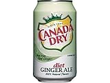 Canada Dry Ginger Ale Diet Soda, 12 Ounce (Pack of 24)