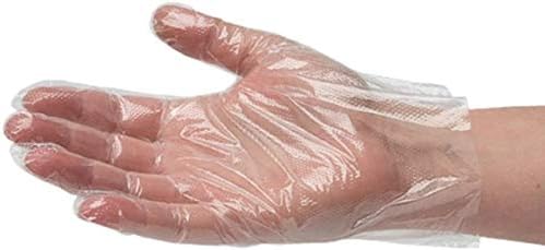 HOSL 1000Pack Disposable Gloves Large Size Poly Gloves Gloves Disposable Latex Free Food Preparation Food Safe Gloves๏ผOne Size Fits Most๏ผ
