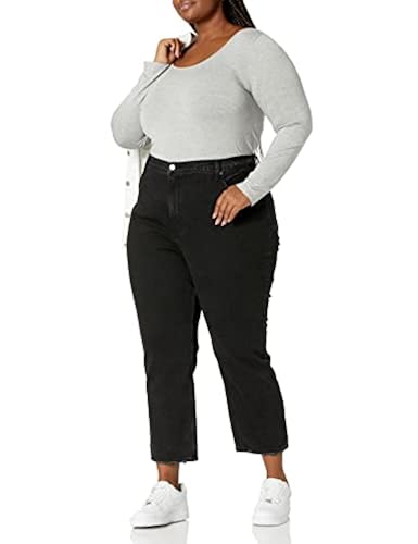 Daily Ritual Women's Jersey Long-Sleeve Scoop Neck T-Shirt, Light