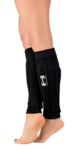 Wearable Weights Weighted Black Workout Compression Leg Sleeves (Large/XL, 1.5lbs Each) - Thumbnail 3