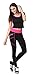 Neonysweets Womens Yoga Tights Running Fitness Pants Workout Leggings Black Rose S