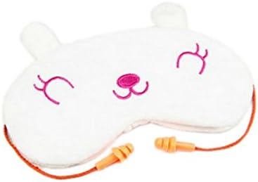 Ayygiftideas Creative Panda Owl Monkey Sheep Eye Mask Eyeshade Cover Hot Ear Plugs (Rabbit)